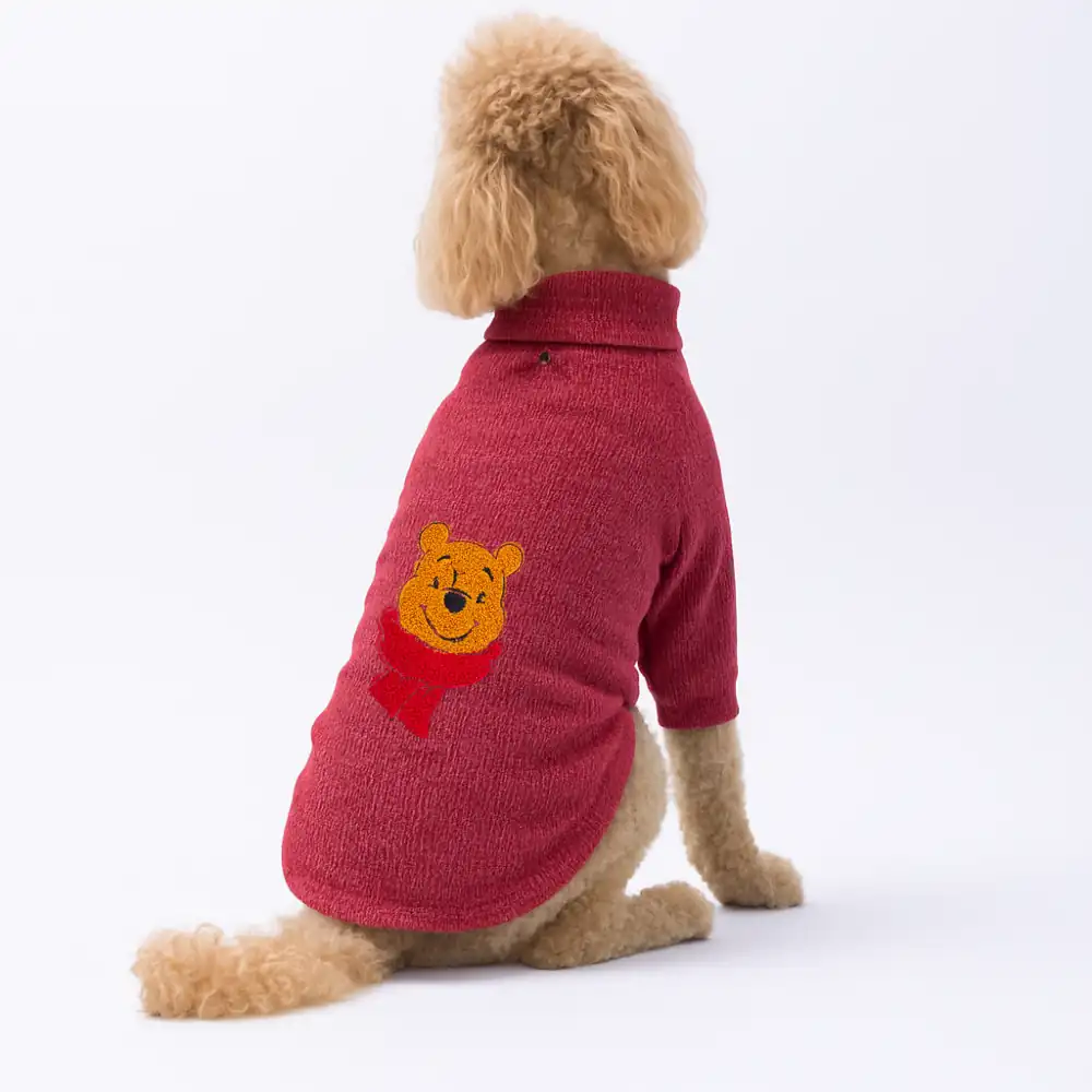 PawStar Bordo Pooh's Ashdown Winnie Büyük Irk Triko Sweat