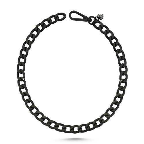 Dali's Kedi Köpek Kolyesi - Siyah Xsmall - 25 cm.