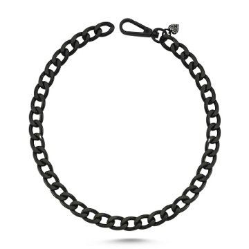 Dali's Kedi Köpek Kolyesi - Siyah Xsmall - 25 cm.