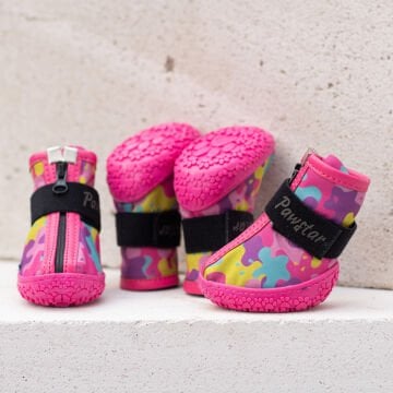 PawStar  Rosea Camouflage Köpek Ayakkabısı