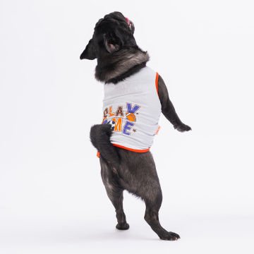 PawStar Gri Sporty T-Shirt