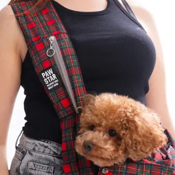 PawStar 25029 Red Elgin Paws Cross Body Bag