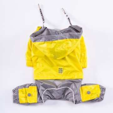 PawStar Sarı-Gri  BiColar  Büyük Irk Yağmurluk