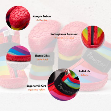 PawStar  Peru Köpek Ayakkabısı