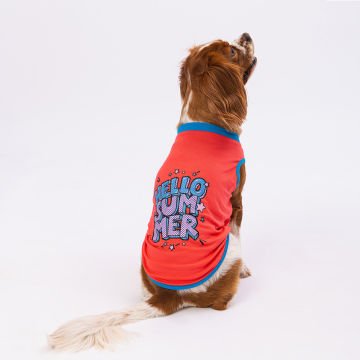 PawStar Nar Çiçeği Hello Summer T-Shirt