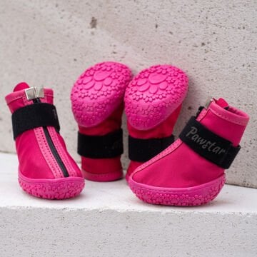 PawStar  Fuşya Köpek Ayakkabısı