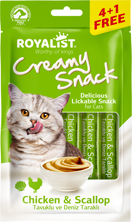 Royalist Creamy Snack - Chicken & Scallop 5x15 Gr