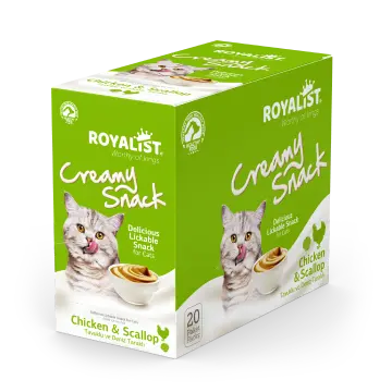 Royalist Creamy Snack - Chicken & Scallop 5x15 Gr