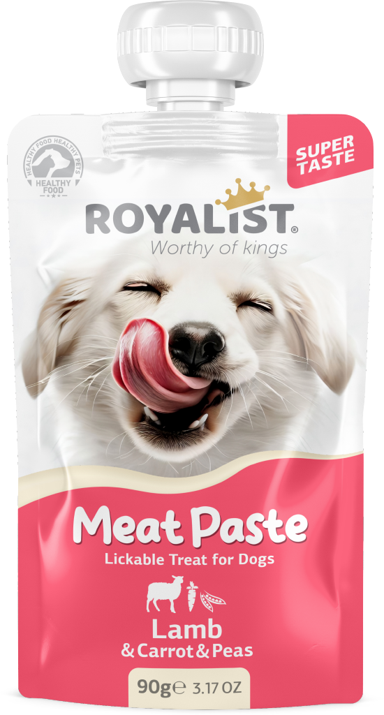 Royalist Meat Paste Kuzulu Havuçlu ve Bezelyeli Köpek Ödülü 90 Gr