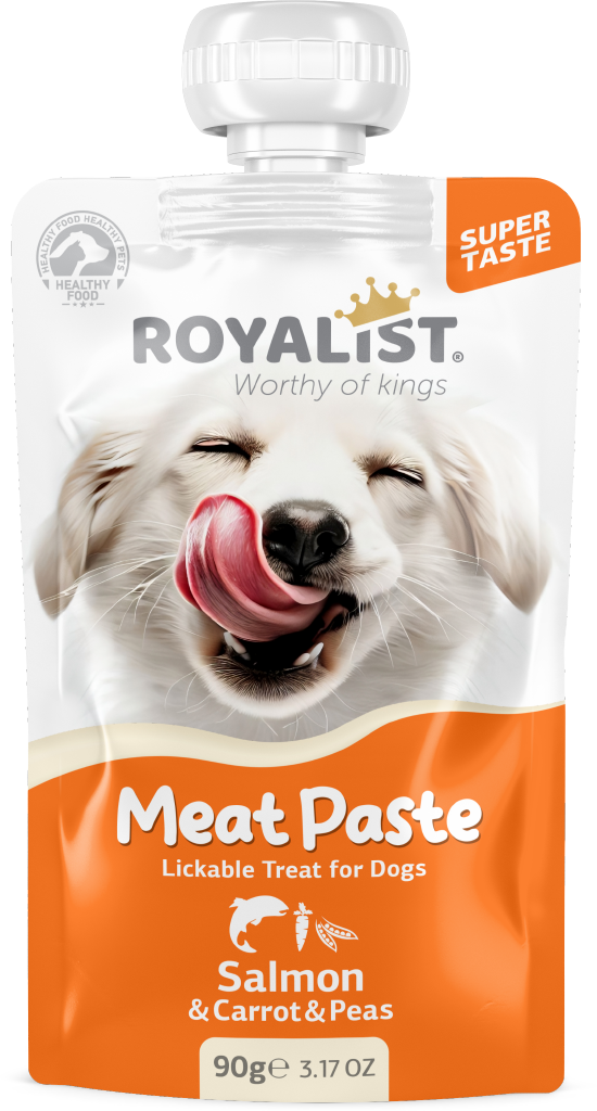 Royalist Meat Paste Somonlu Havuçlu ve Bezelyeli Köpek Ödülü 90 Gr