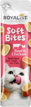 Royalist Soft Bites Biftekli ve Tavuklu Kedi Ödülü 10 Gr