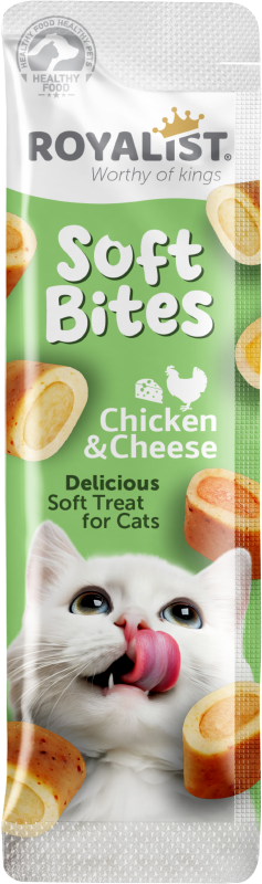 Royalist Soft Bites Tavuklu ve Peynirli Kedi Ödülü 10 Gr
