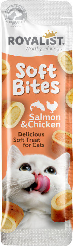 Royalist Soft Bites Somonlu ve Peynirli Kedi Ödülü 10 Gr