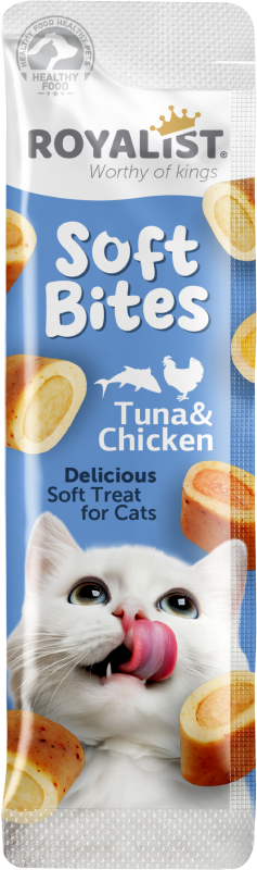 Royalist Soft Bites Ton Balıklı ve Peynirli Kedi Ödülü 10 Gr