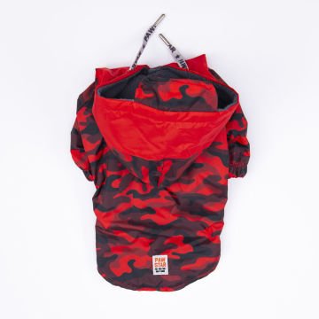 PawStar Kırmızı Dijon Yağmurluk Küçük ve Orta Irk