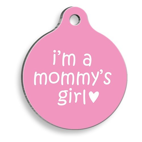 Annesinin Kızı Yuvarlak Kedi ve Köpek Künyesi Large 3,8 cm