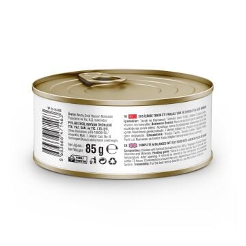 Vet's Plus Optimal Nutrition Tavuk Etli Tahılsız Kedi Konservesi 85gr