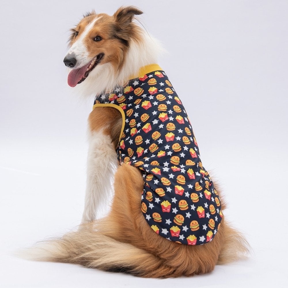 PawStar Star Hamburger T-Shirt Büyük Irk