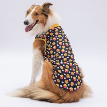 PawStar Star Hamburger T-Shirt Büyük Irk