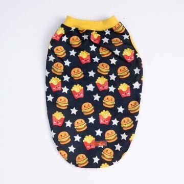 PawStar Star Hamburger T-Shirt Büyük Irk