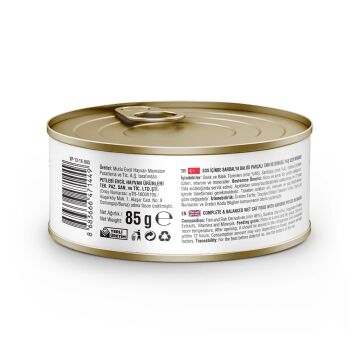 Vet's Plus Optimal Nutrition Sardalya Balıklı Tahılsız Kedi Konservesi 85gr