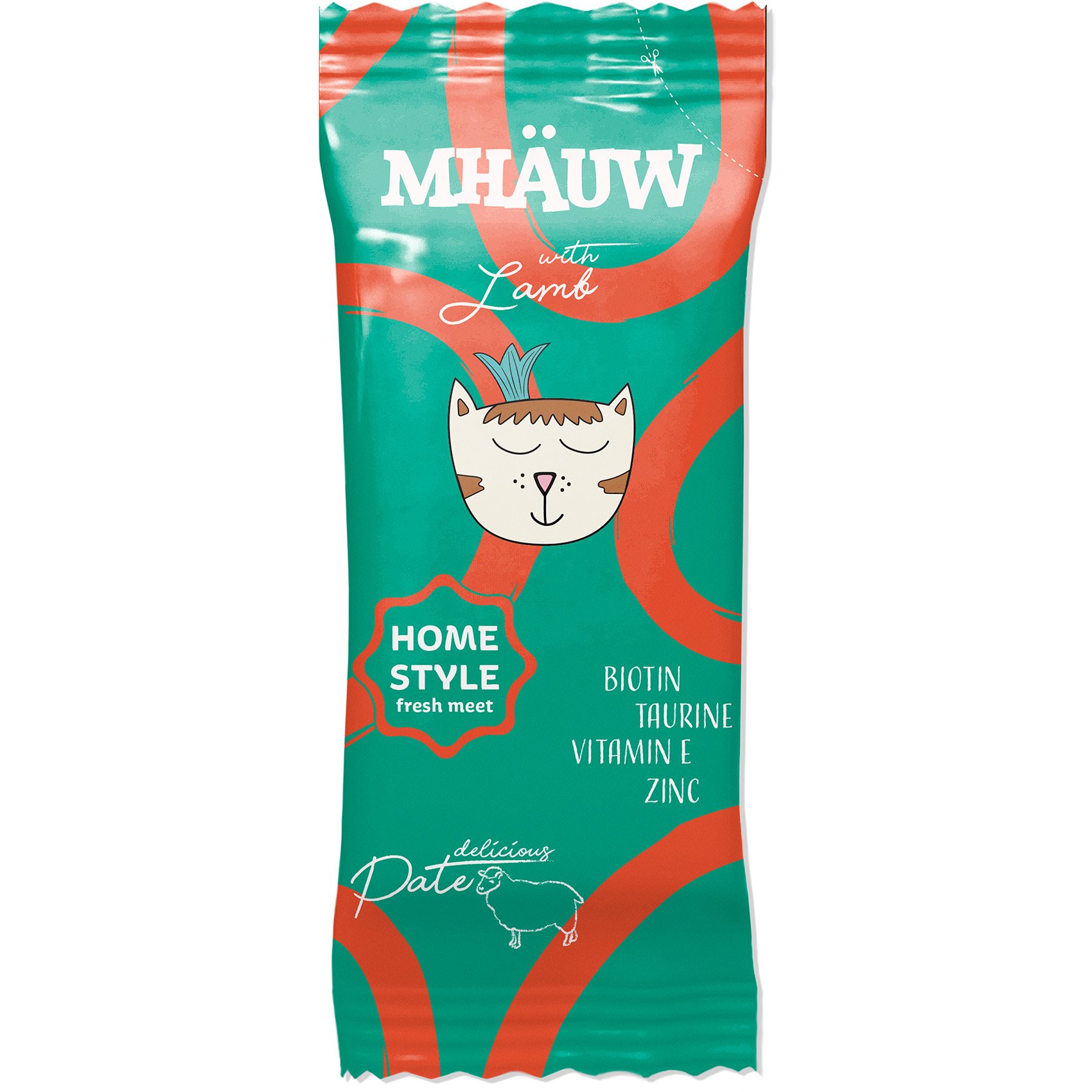 Mhauw Kuzu Etli Kedi Püresi 80 Gr