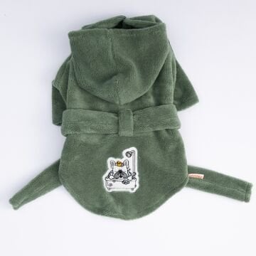 PawStar Yeşil Pattaya Bornoz