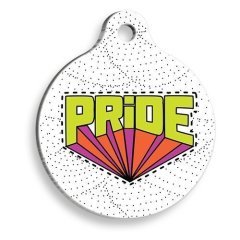 Pride Uyanış Yuvarlak Kedi ve Köpek Künyesi
