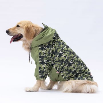 PawStar Yeşil Dijon Büyük Irk Yağmurluk