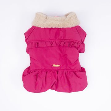 PawStar  Fuşya Elizabeth Yağmurluk Küçük ve Orta Irk