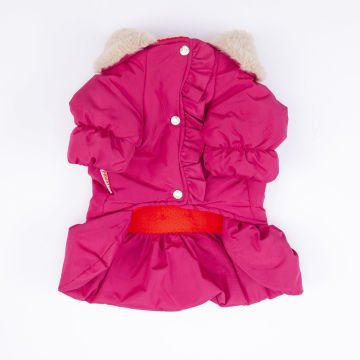 PawStar  Fuşya Elizabeth Yağmurluk Küçük ve Orta Irk