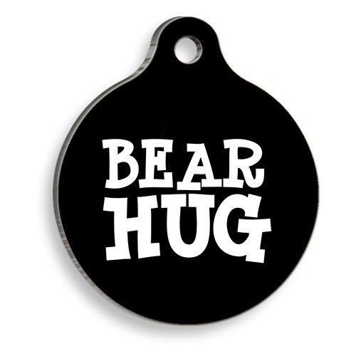 Bear Hug Yuvarlak Kedi ve Köpek Künyesi Large 3,8 cm