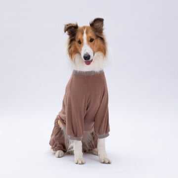 PawStar Happy Teddy Bear Büyük Irk Pijama Tulum