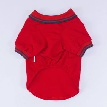 PawStar Kırmızı Marine Polo Yaka T-Shirt