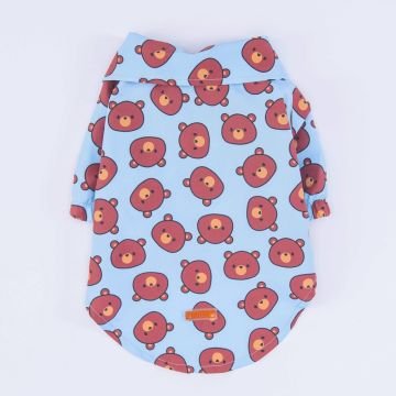 PawStar Bear Desenli Gömlek