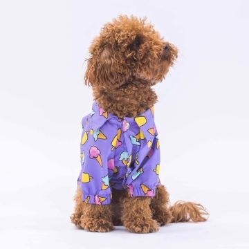 PawStar Ice Cream Desenli Gömlek
