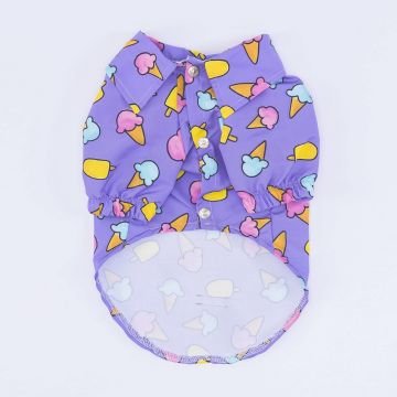 PawStar Ice Cream Desenli Gömlek