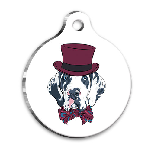 Tasarım Danua Yuvarlak Köpek Künyesi Medium 3 cm