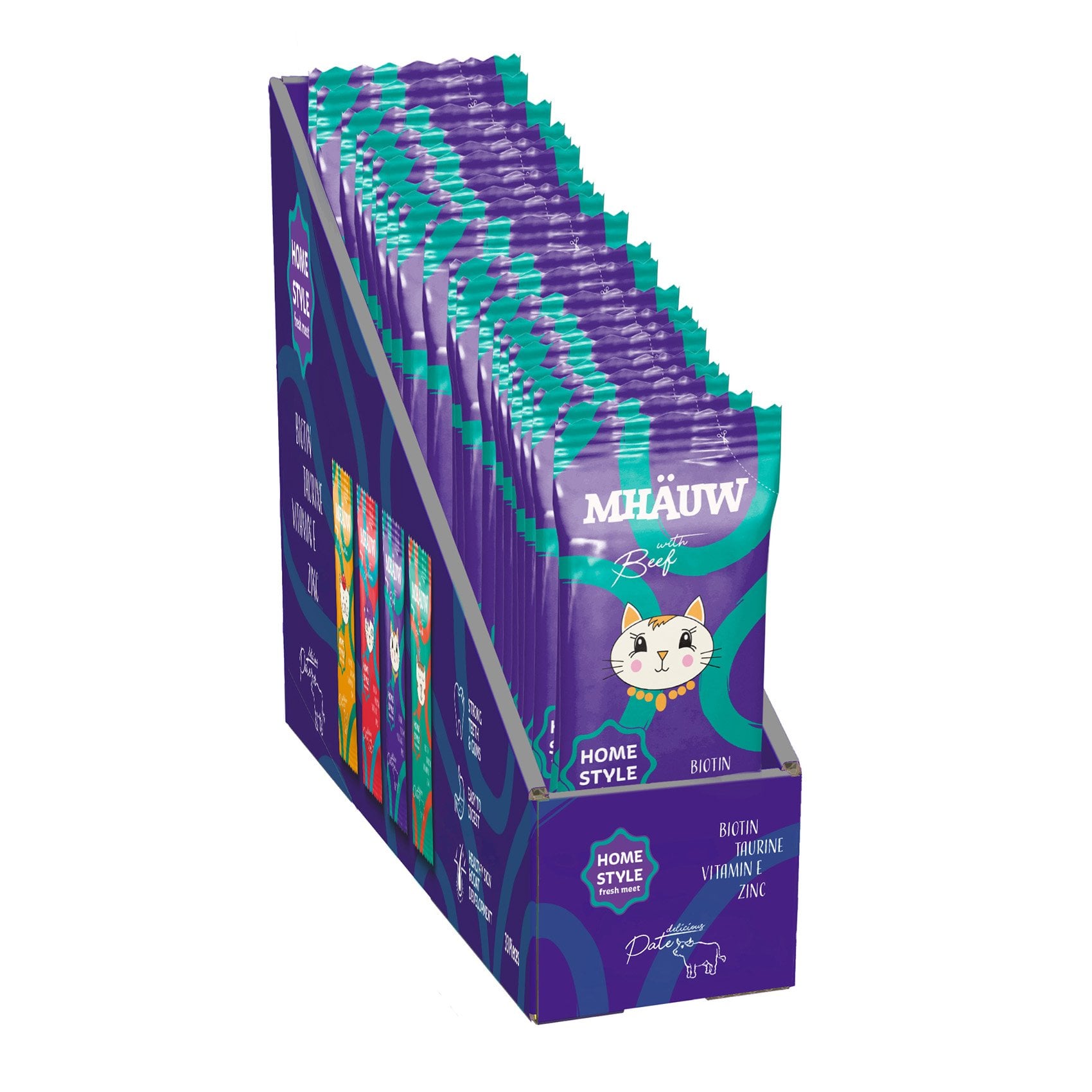 Mhauw Dana Etli Kedi Püresi 80 Gr 33 lü