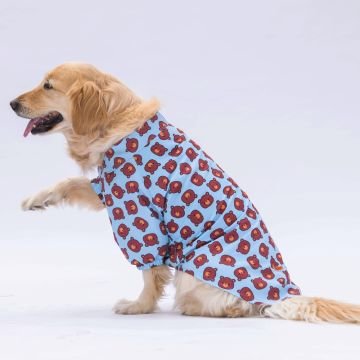 PawStar Bear Desenli Büyük Irk Gömlek