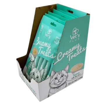 Vet's Plus Ton Balıklı Krema Kedi Ödül Maması 14gr (5'li)
