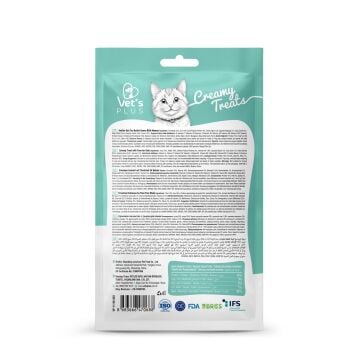Vet's Plus Ton Balıklı Krema Kedi Ödül Maması 14gr (5'li)