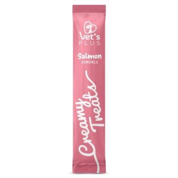 Vet's Plus Somonlu Sıvı Kedi Ödül Maması 14gr (5'li)