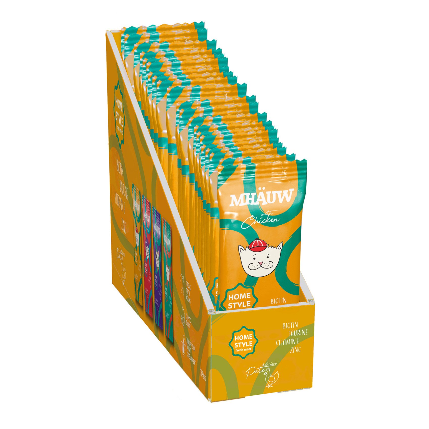 Mhauw Tavuklu Kedi Püresi 80 Gr 33 lü