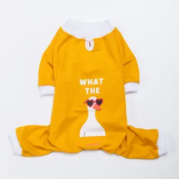 PawStar 26907 Sarı What The Duck Pijama Tulum