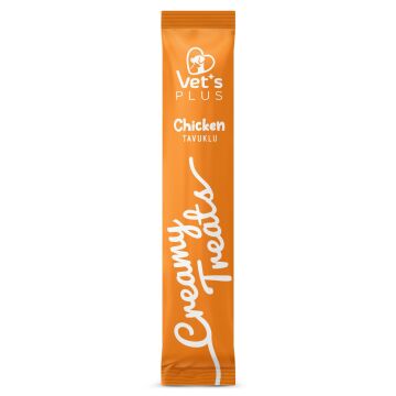 Vet's Plus Tavuklu Krema Kedi Ödül Maması 14gr (5'li)