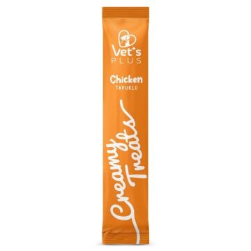 Vet's Plus Tavuklu Krema Kedi Ödül Maması 14gr (5'li)