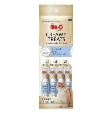 Me-O Gold Ton Balıklı ve Biyotin Destekli Krema Kedi Ödül Maması 15gr (4'lü)