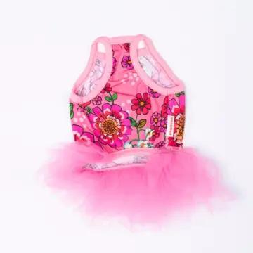 PawStar 26306 Pembe Wildflowers Elbise