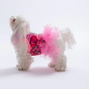 PawStar 26306 Pembe Wildflowers Elbise